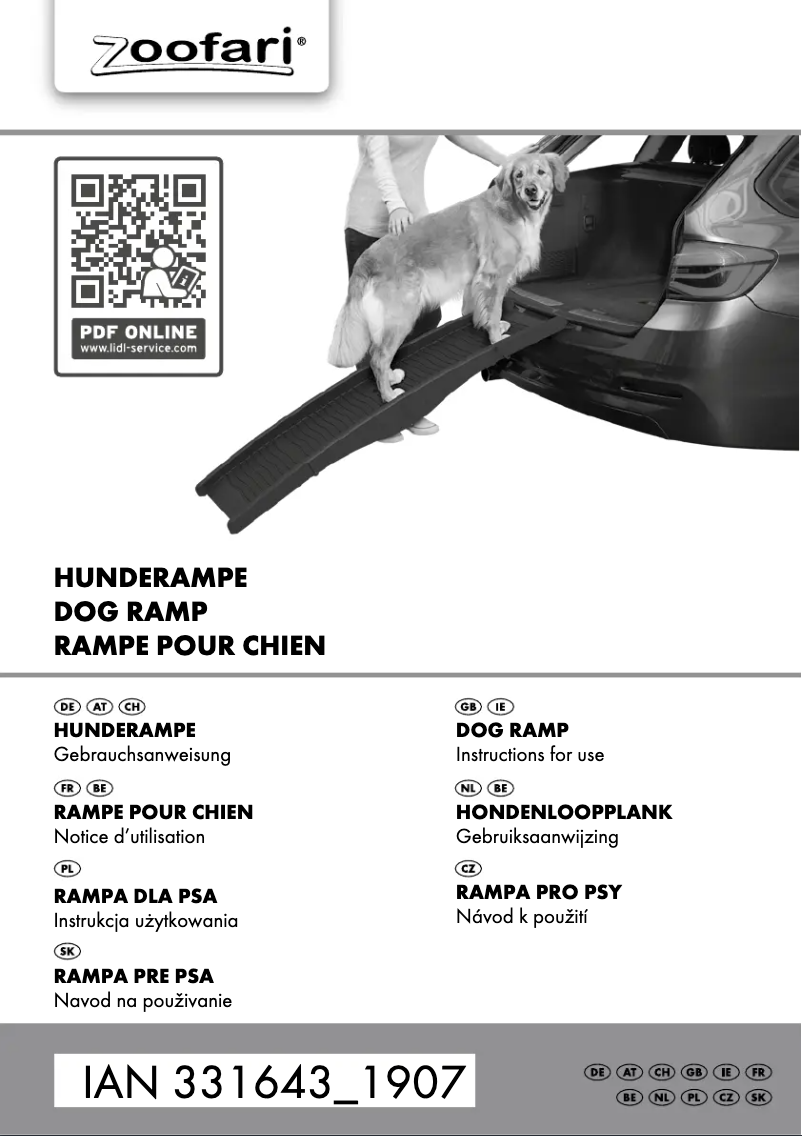 Page 1 de la notice Manuel utilisateur Zoofari IAN 331643