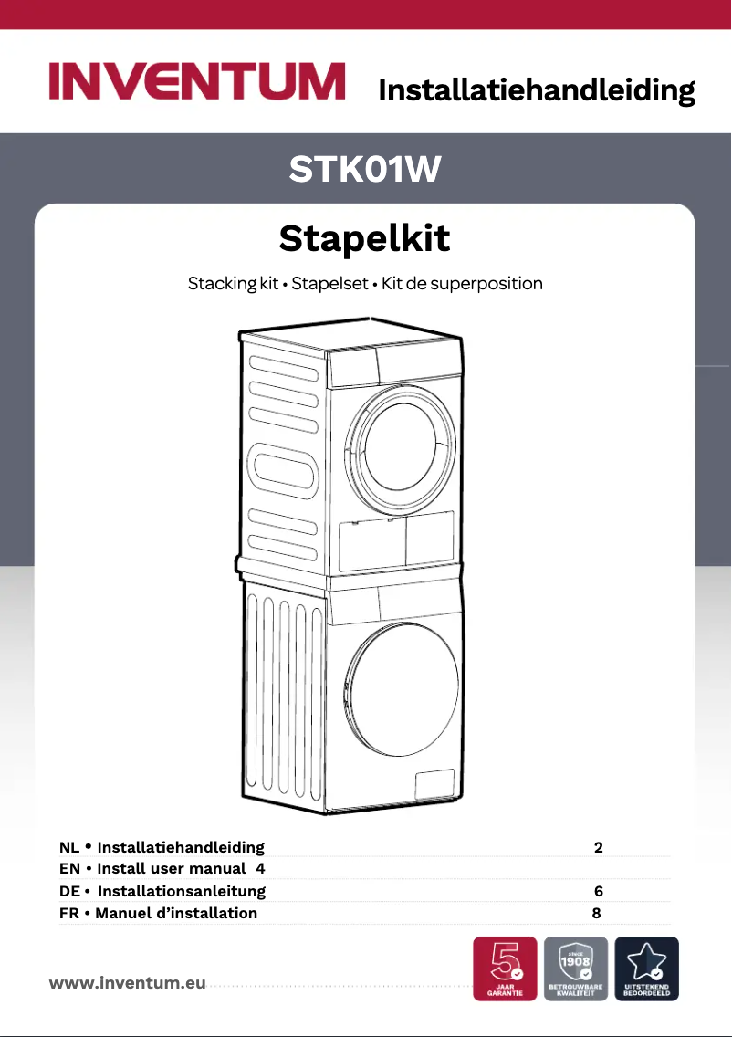 Page 1 de la notice Manuel utilisateur Inventum STK01W
