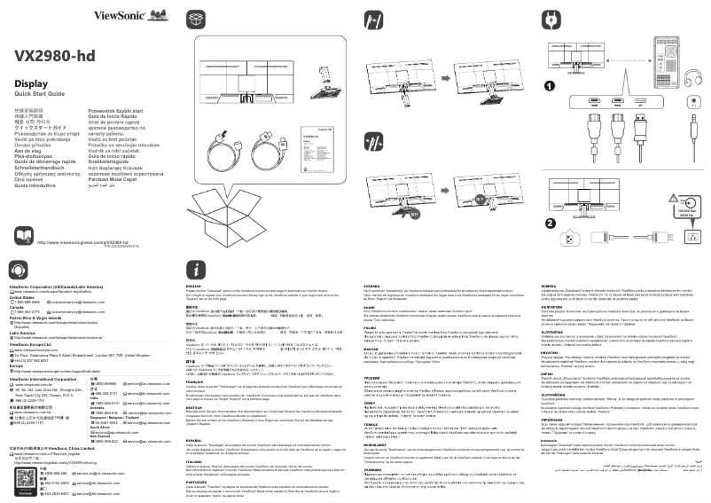 Imagen de la primera página del manual del dispositivo VX2980-hd