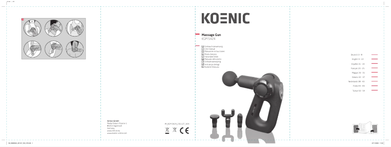 Page n°1 - Manuel utilisateur Koenic KGM 5424