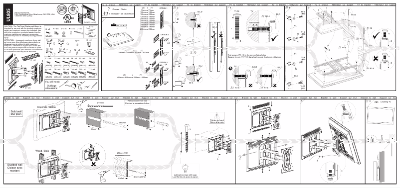 Page n°1 - Manuel utilisateur AVF UL805PB-A