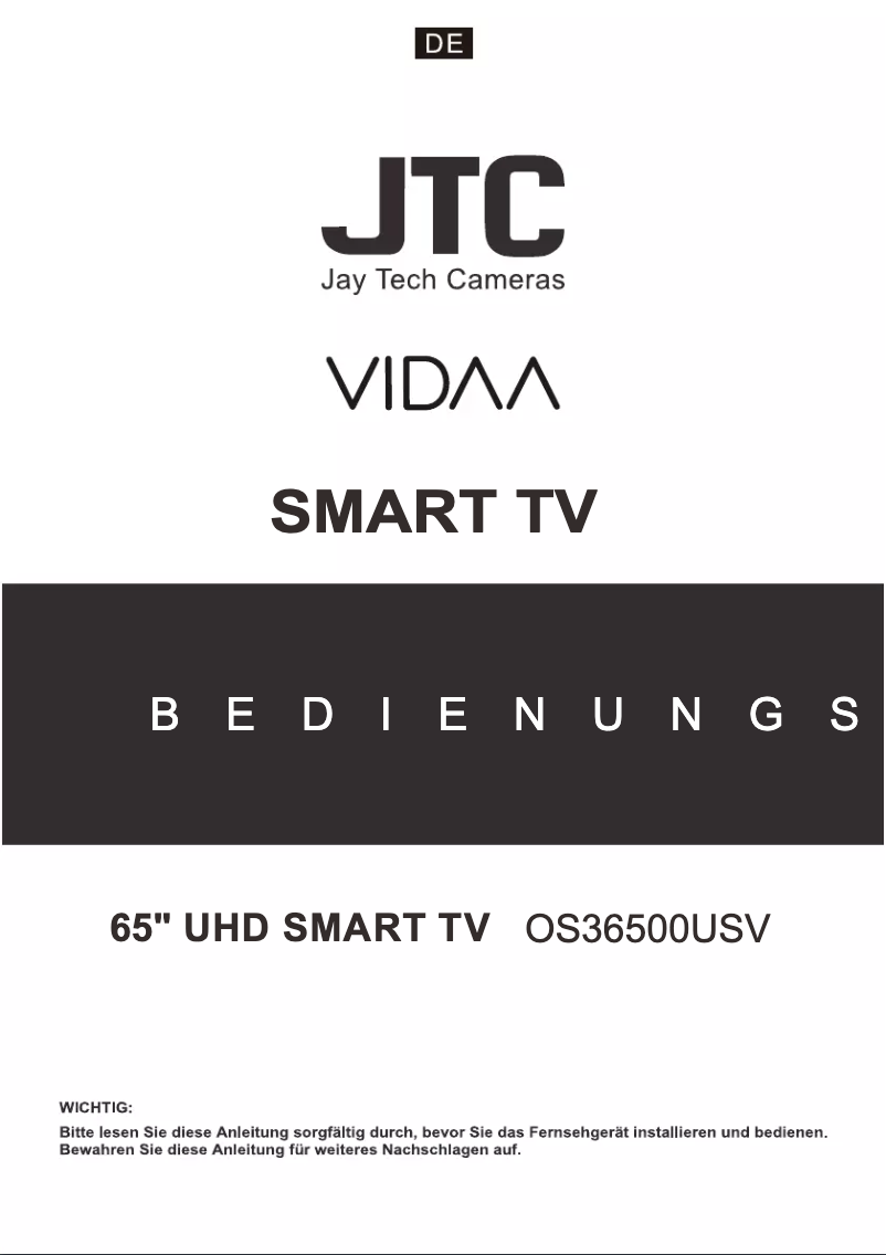 Page 1 de la notice Manuel utilisateur Jay-Tech OS36500USV