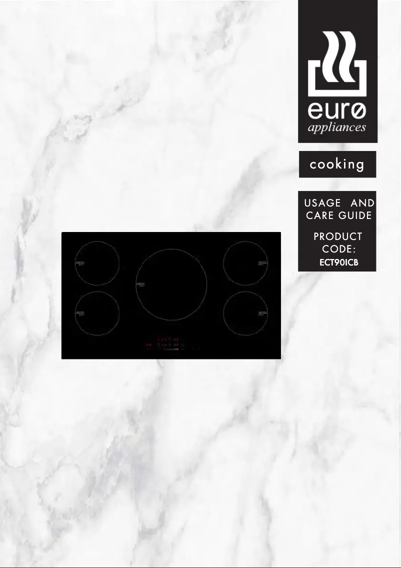Page n°1 - Manuel utilisateur Euro Appliances ECT90ICB