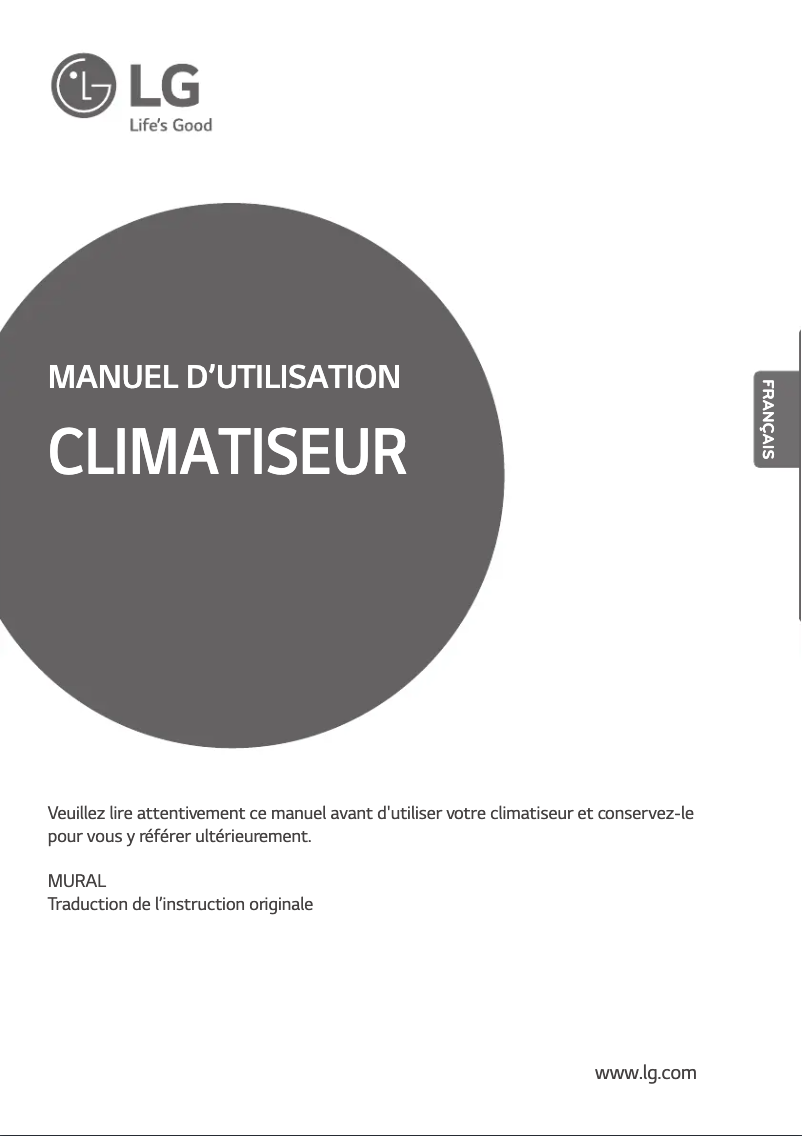 Page 1 de la notice Manuel utilisateur LG MS24AWV