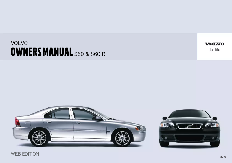 Page 1 de la notice Manuel utilisateur Volvo S60 R (2006)