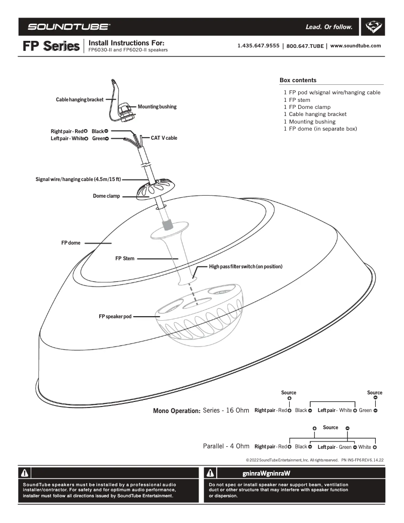 Imagen de la primera página del manual del dispositivo FP6020-II