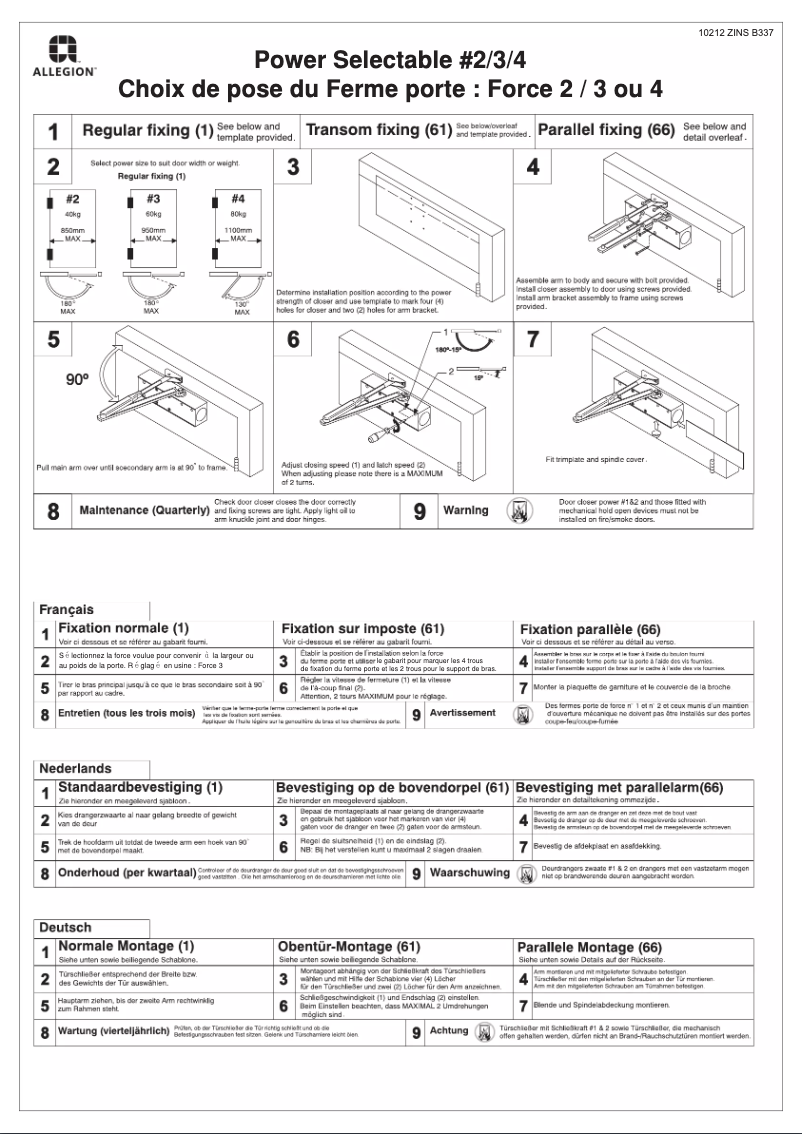 Page n°1 - Manuel utilisateur AXA 7506