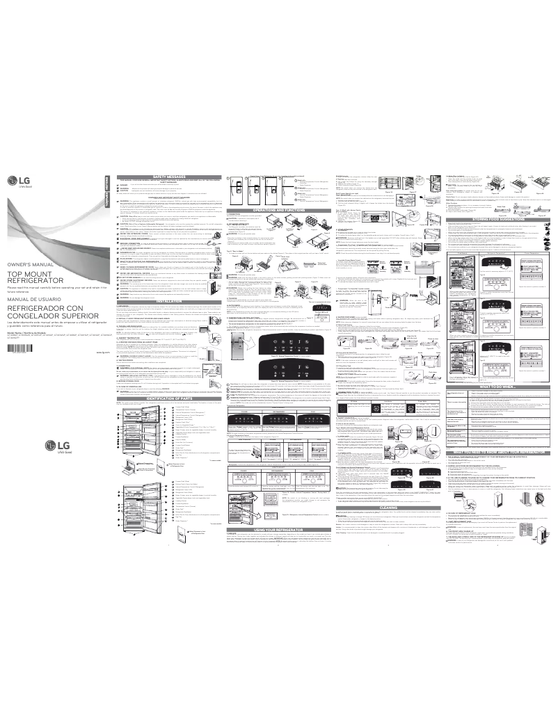 Page 1 de la notice Manuel utilisateur LG GT46SGP