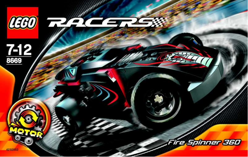Page 1 de la notice Manuel utilisateur Lego Racers 8669