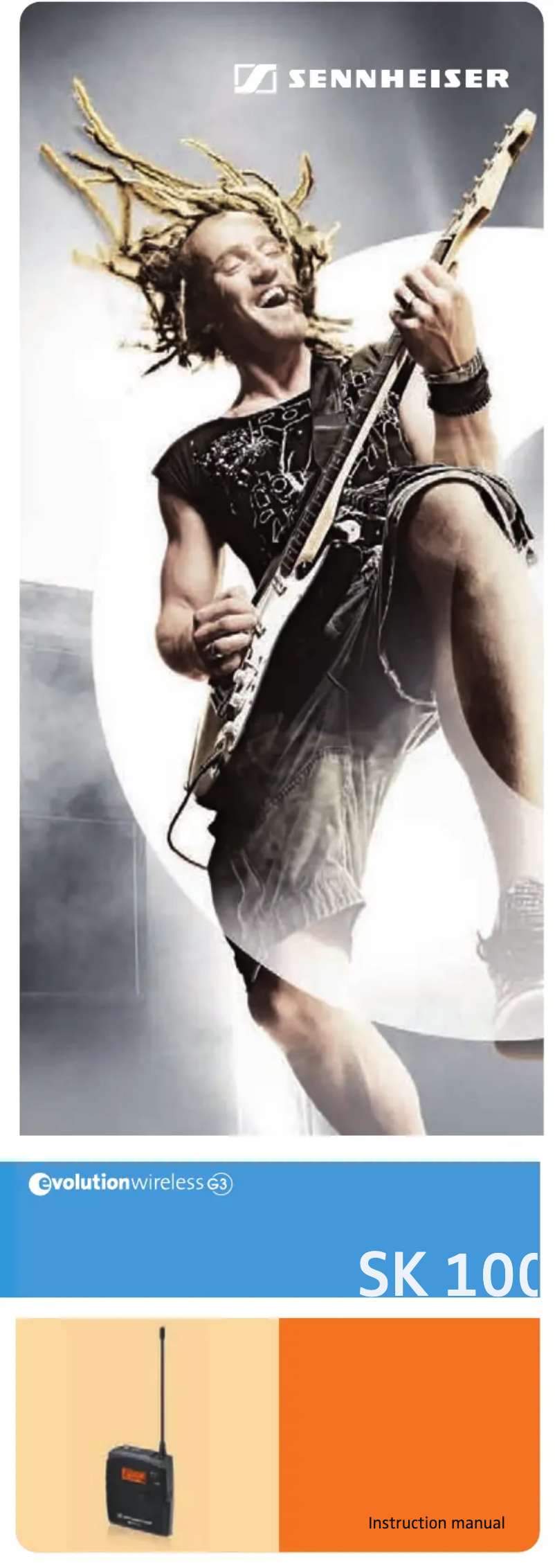 Image de la première page du manuel de l'appareil SK 100 G3-G