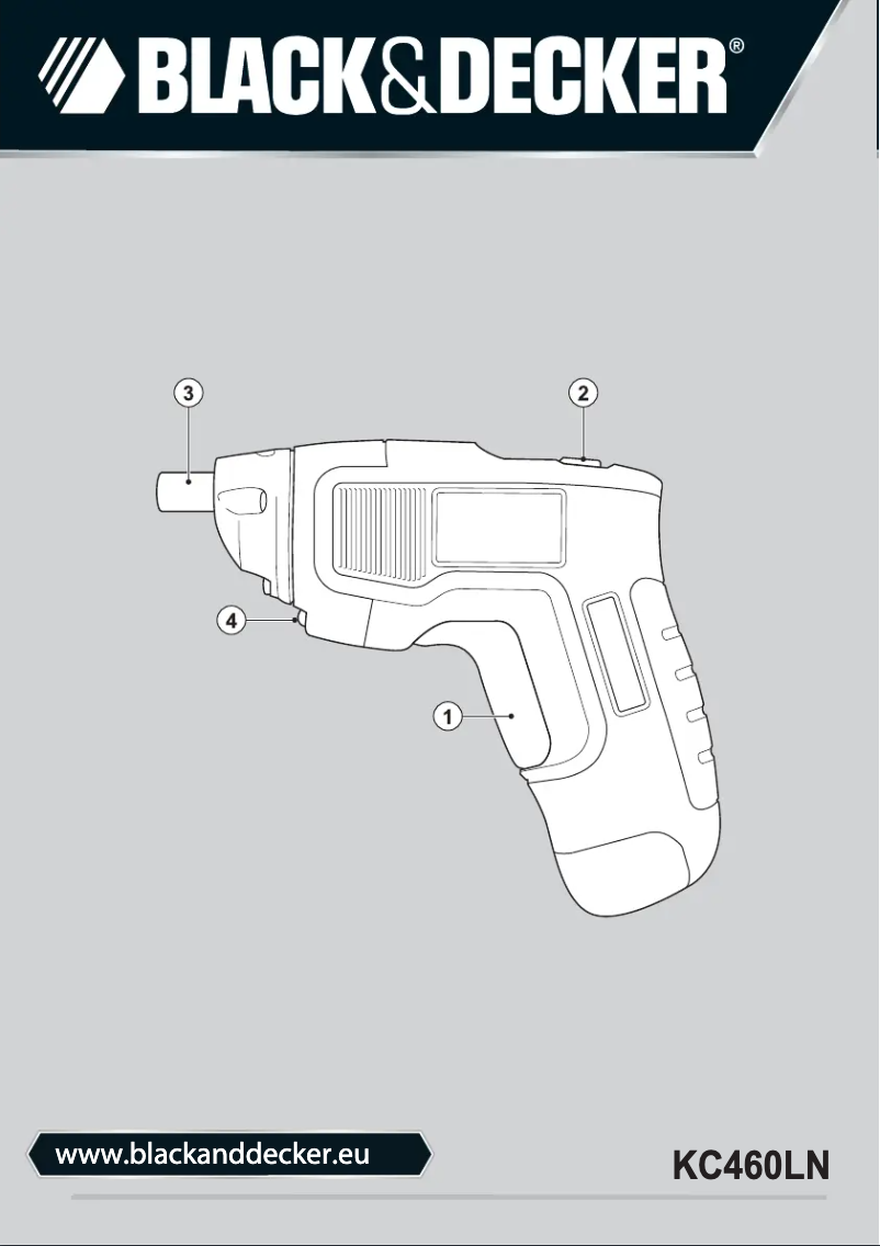 Image de la première page du manuel de l'appareil KC460LN