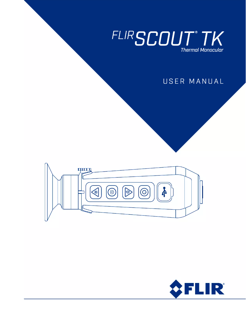 Image de la première page du manuel de l'appareil Scout TK