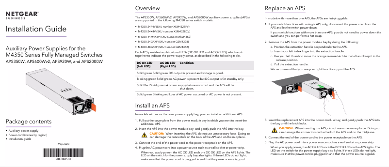 Página 1 del manual Guía de instalación Netgear APS2000W