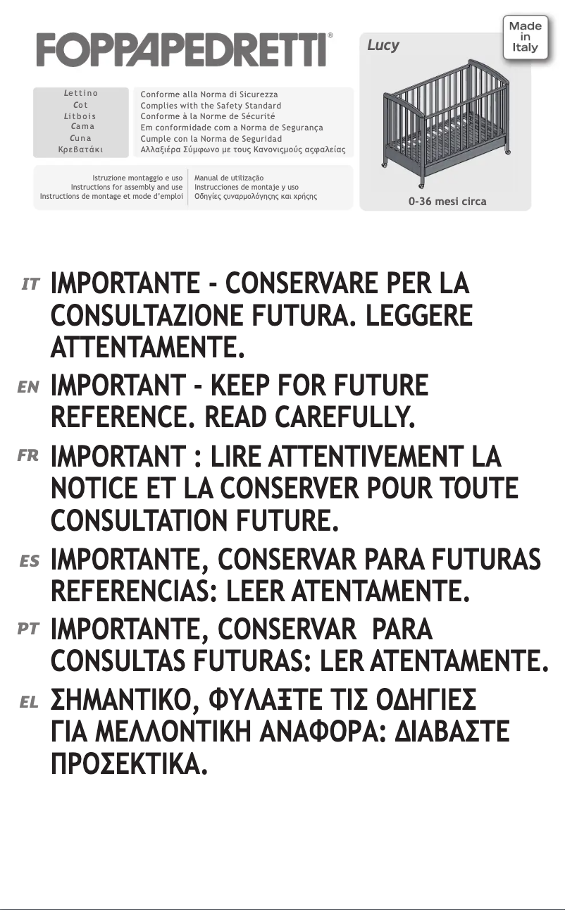 Page n°1 - Manuel utilisateur Foppapedretti Babyzoo