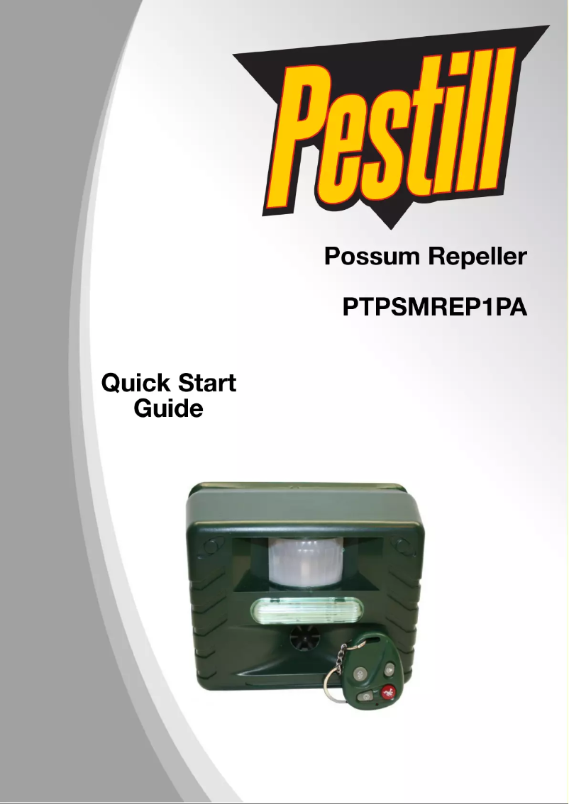 Page n°1 - Manuel utilisateur Pestill Possum Repeller