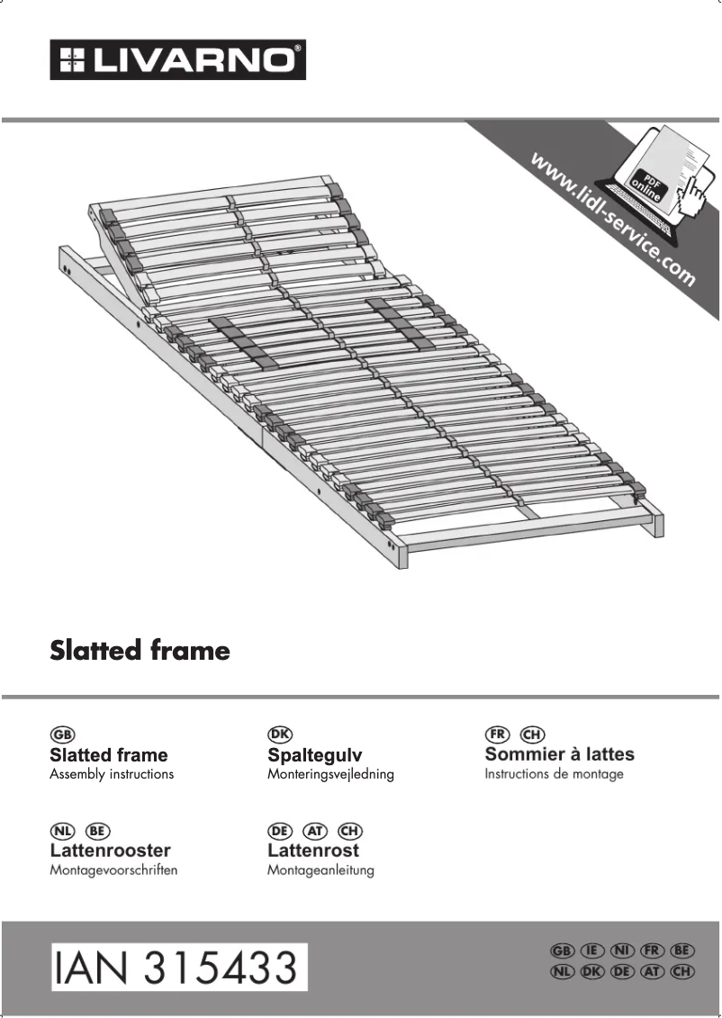 Page n°1 - Manuel utilisateur Livarno Lux IAN 296796