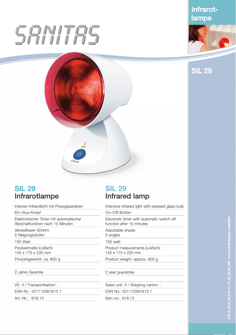 Image de la première page du manuel de l'appareil SIL 29