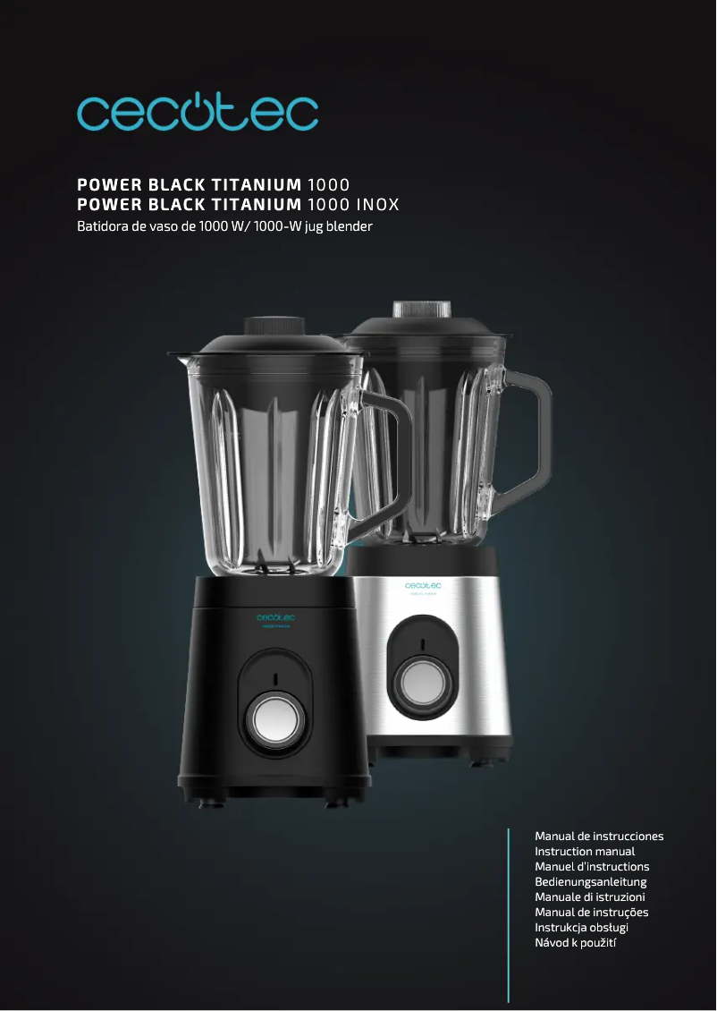 Image de la première page du manuel de l'appareil Power Titanium 1000