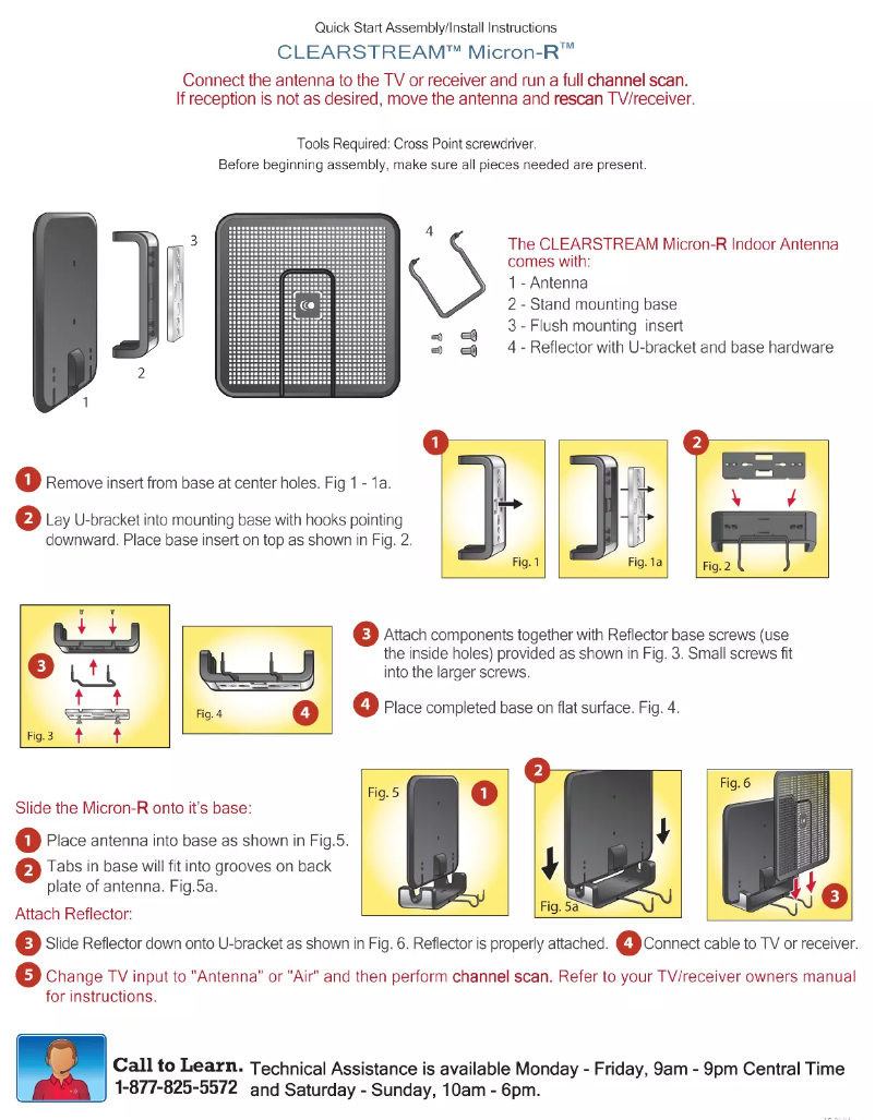 Page 1 of the manual User Manual Antennas Direct ClearStream Micron R