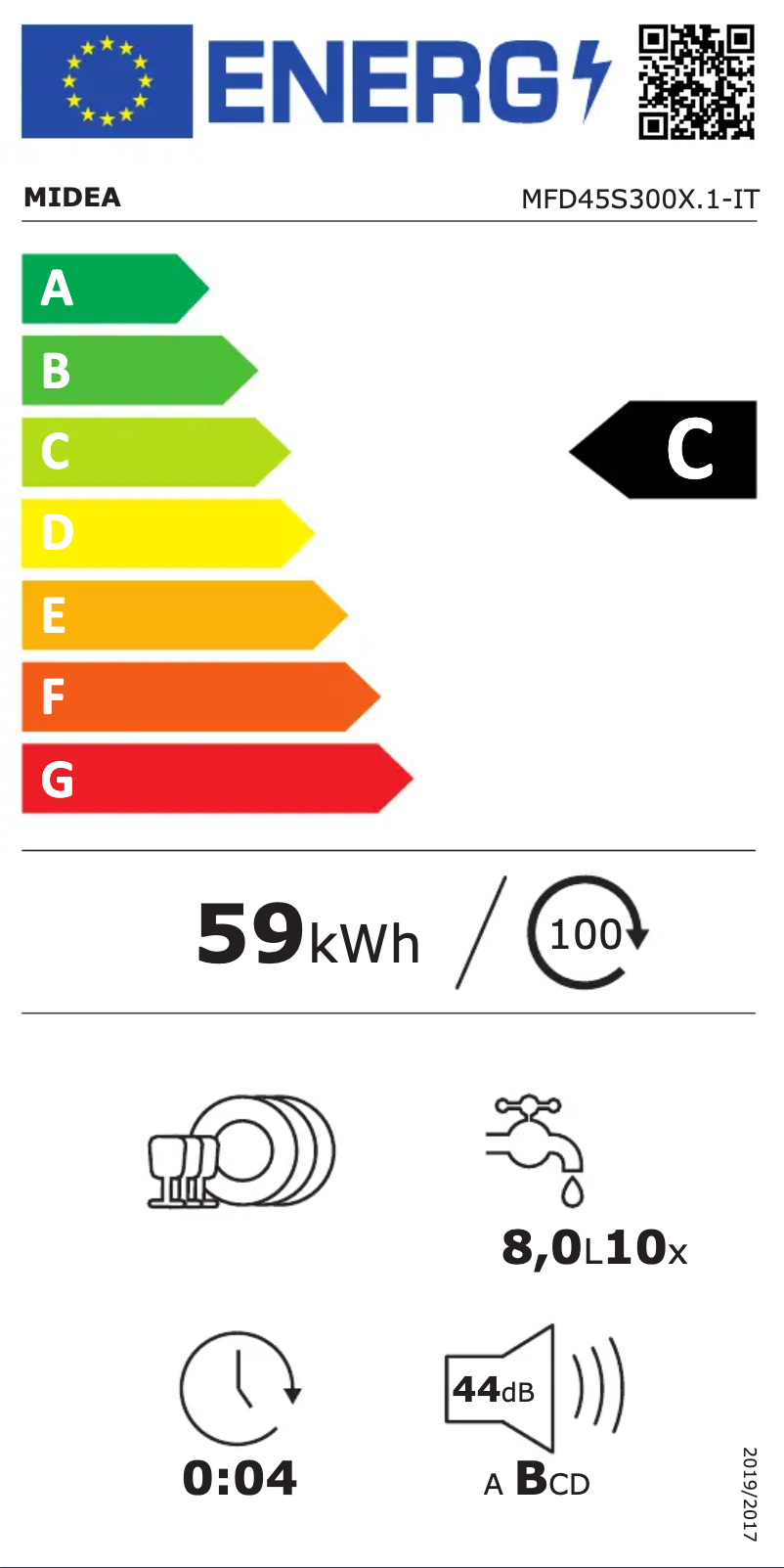 Page n°1 - Manuel utilisateur Midea MFD45S300X.1-IT