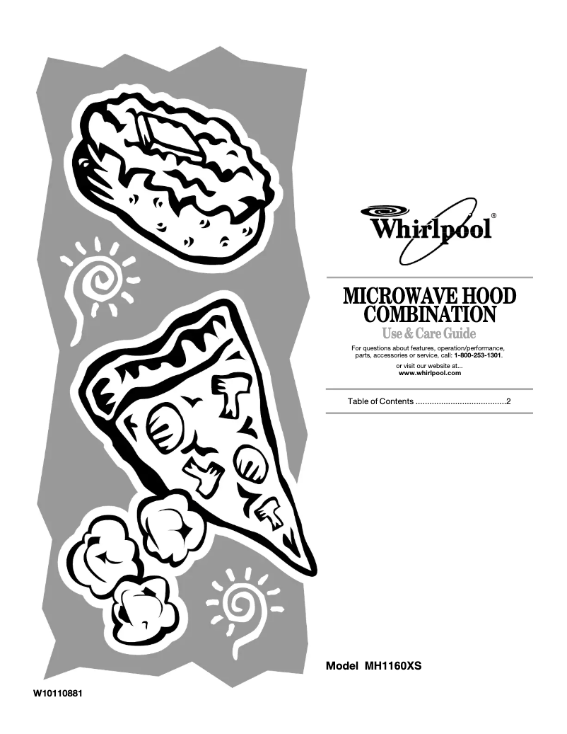 Image de la première page du manuel de l'appareil MH1160XSS