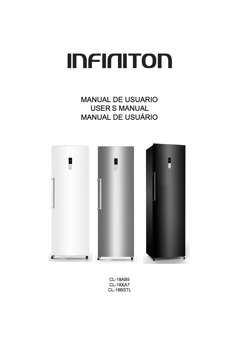 Page n°1 - Manuel utilisateur Infiniton CL-18AB5