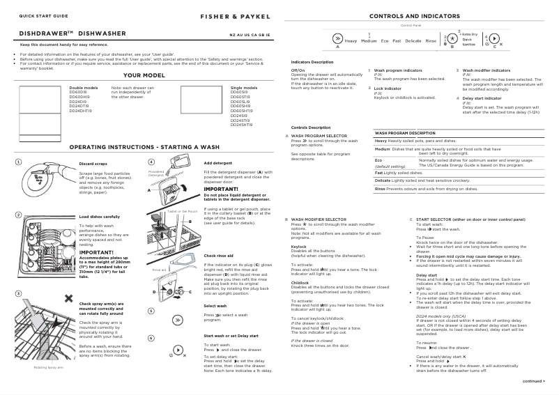 Image de la première page du manuel de l'appareil DD24DTI9_N
