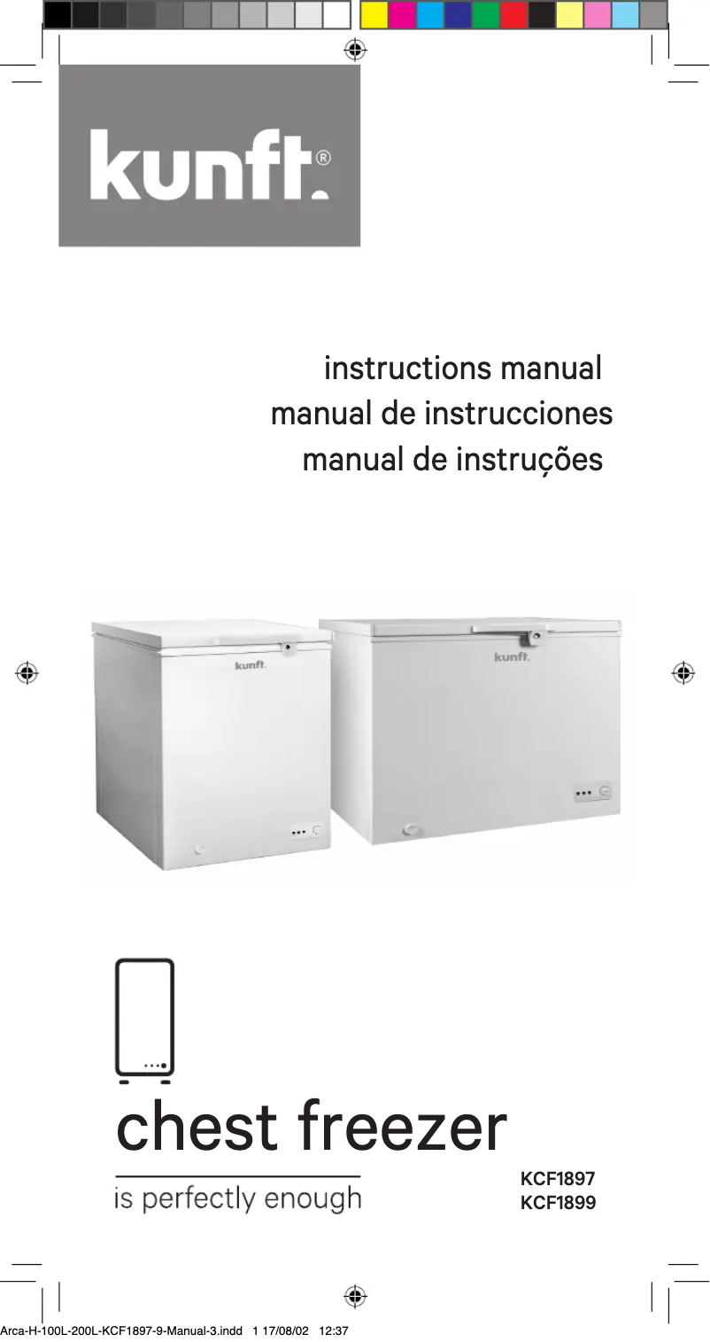 Página 1 del manual Manual de usuario Kunft KCF1899