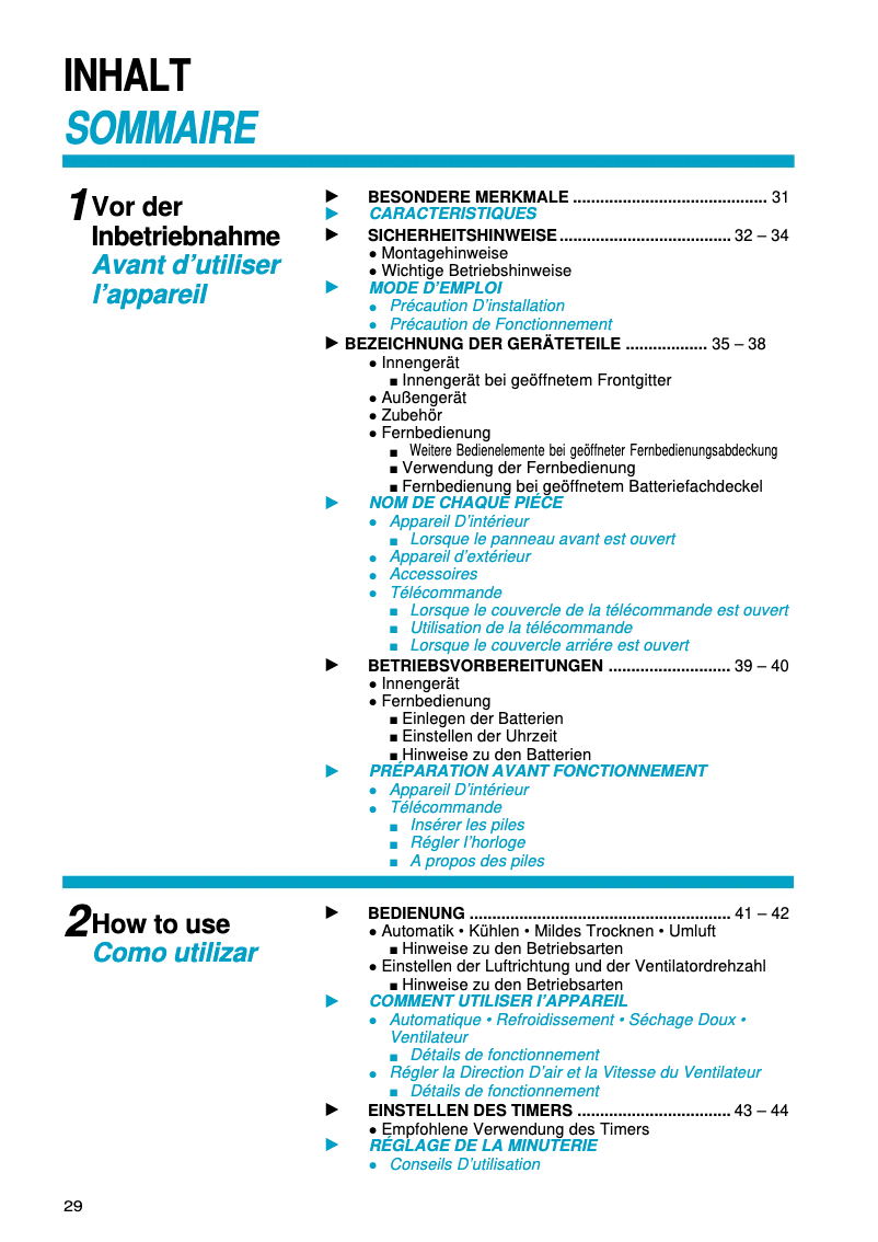 Image de la première page du manuel de l'appareil CU-C75KE