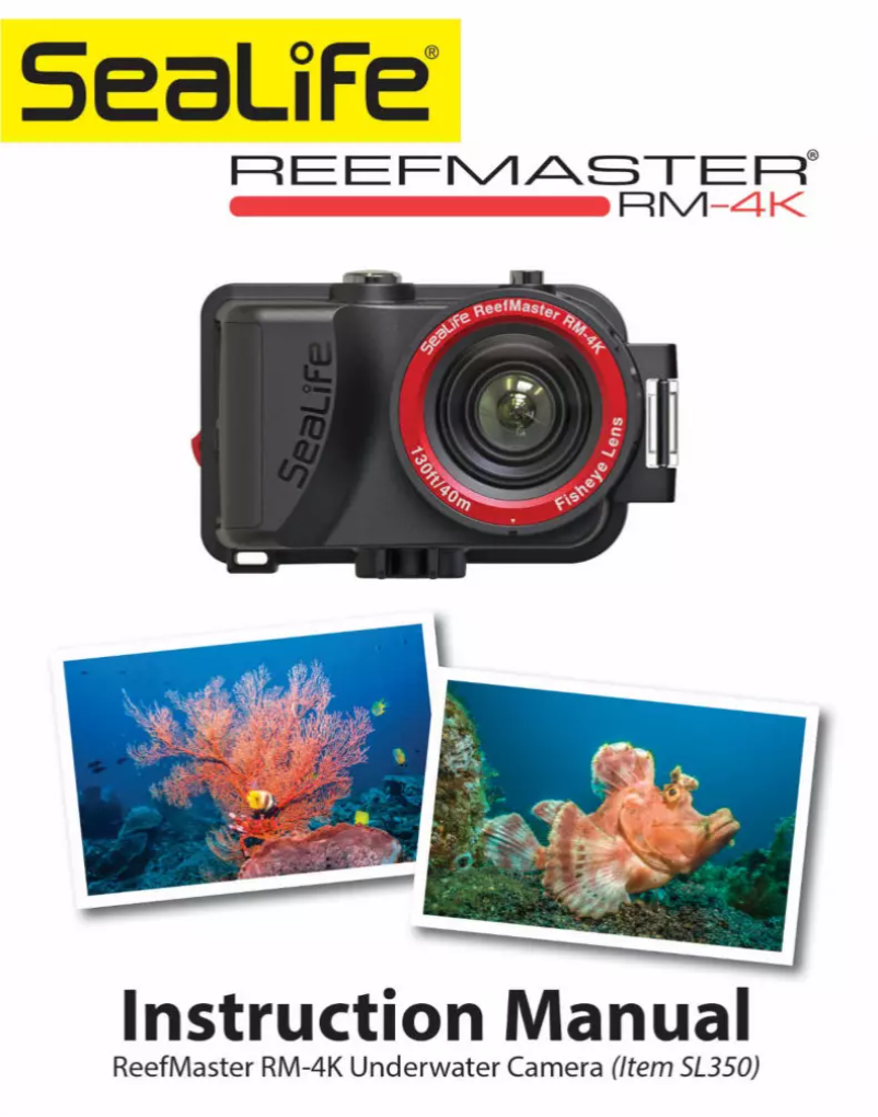 Image de la première page du manuel de l'appareil ReefMaster RM-4K