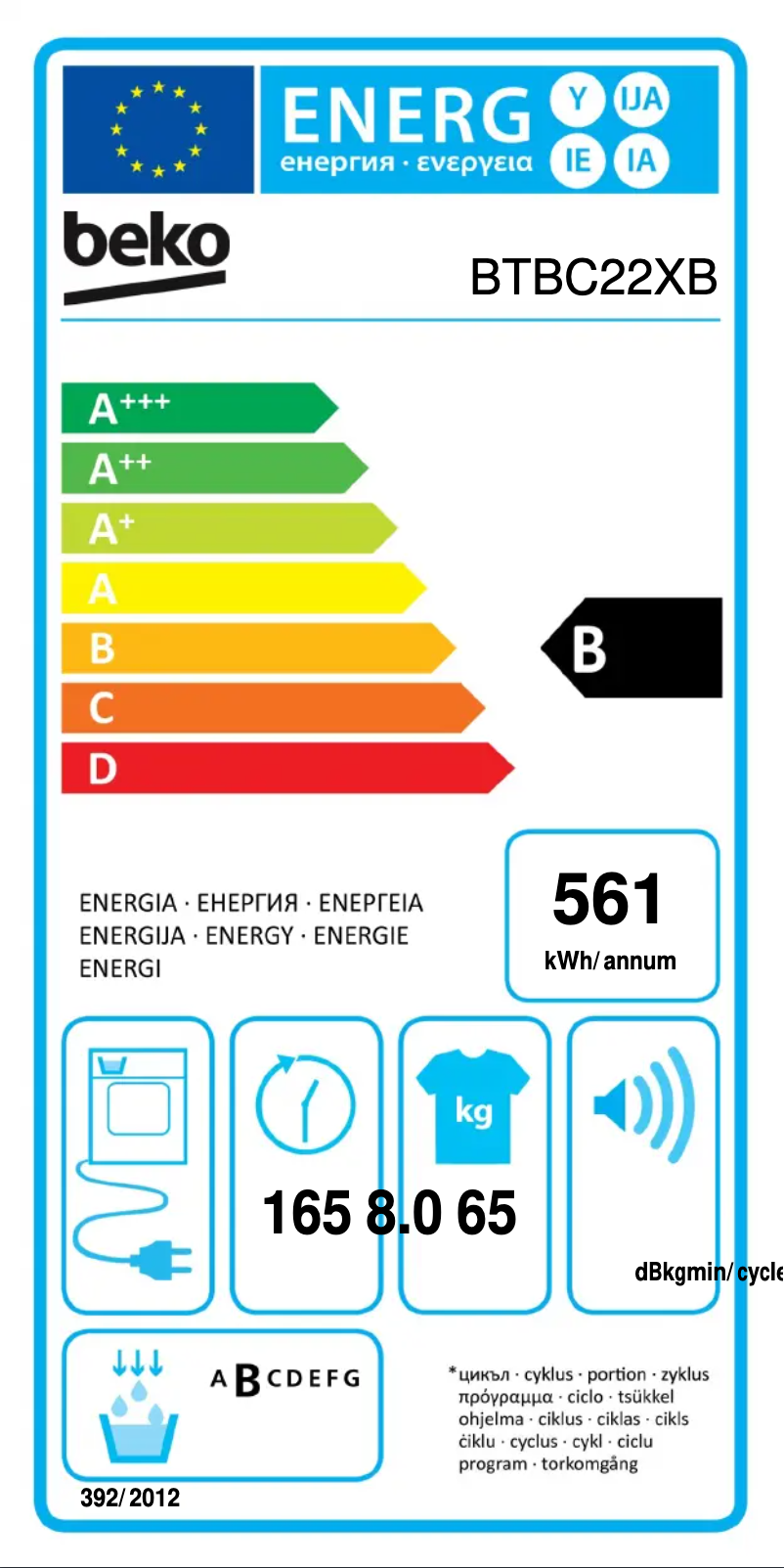 Image de la première page du manuel de l'appareil BTBC22XB
