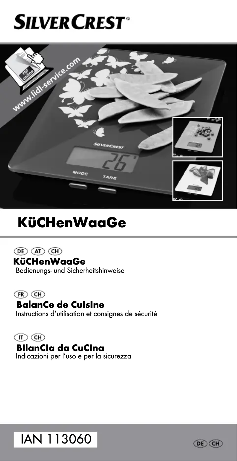 Image de la première page du manuel de l'appareil 113060-15-01