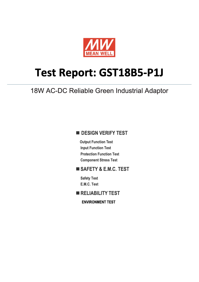 Image de la première page du manuel de l'appareil GST18B05-P1J