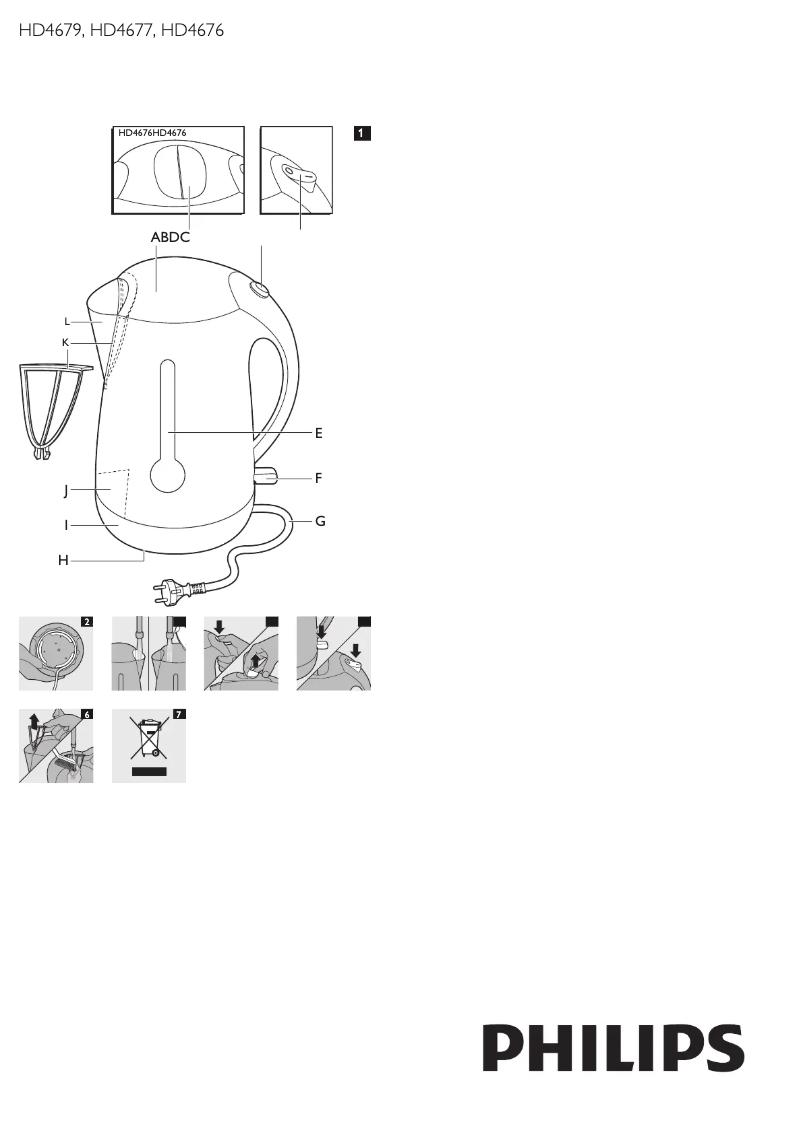Image de la première page du manuel de l'appareil HD4679