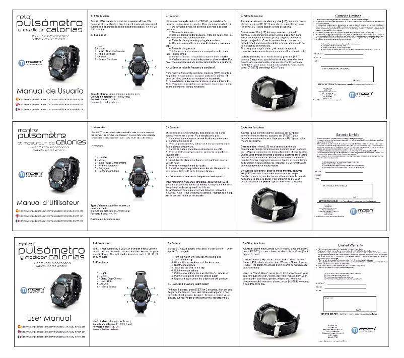 Page 1 de la notice Manuel utilisateur Imperii Electronics DE.00.0002.00