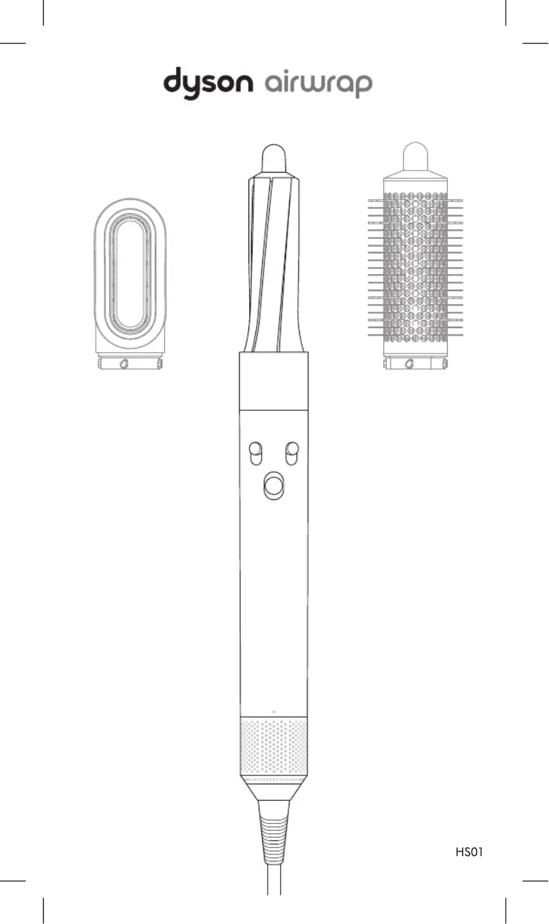 Page 1 de la notice Manuel utilisateur Dyson Airwrap