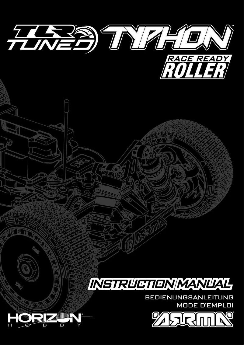 Página 1 del manual Manual de usuario ARRMA TLR Tuned TYPHON