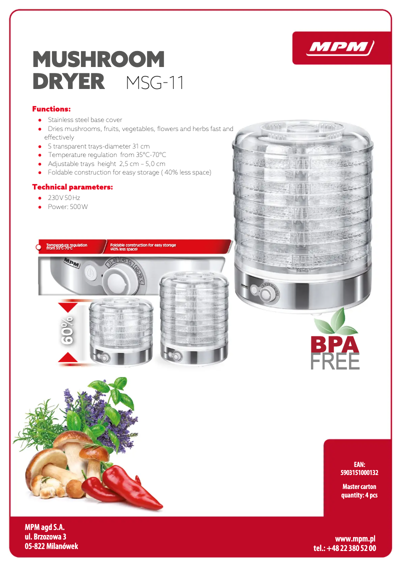 Image de la première page du manuel de l'appareil MSG-11