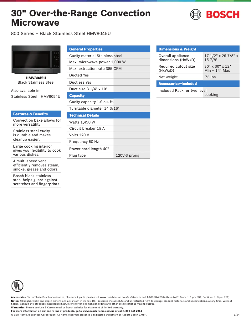 Image de la première page du manuel de l'appareil HMV8045U