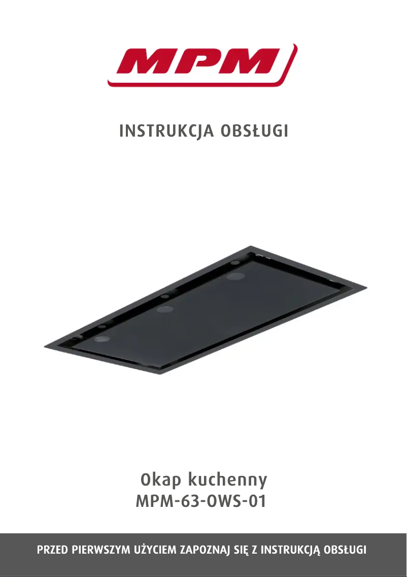 Page 1 de la notice Manuel utilisateur MPM MPM-63-OWS-01