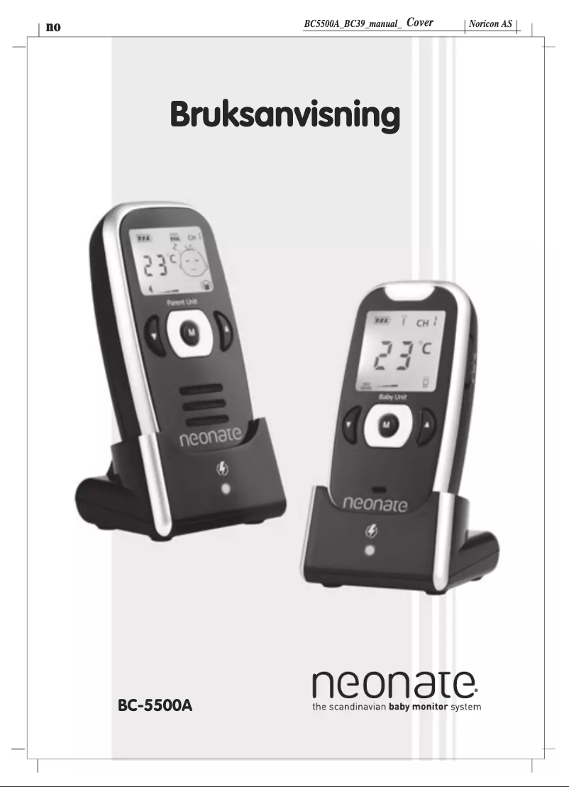 Page 1 de la notice Manuel utilisateur Neonate BC-5500A