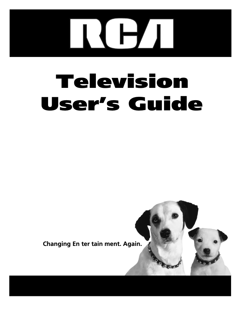 Page n°1 - Manuel utilisateur RCA TruFlat 20F511T