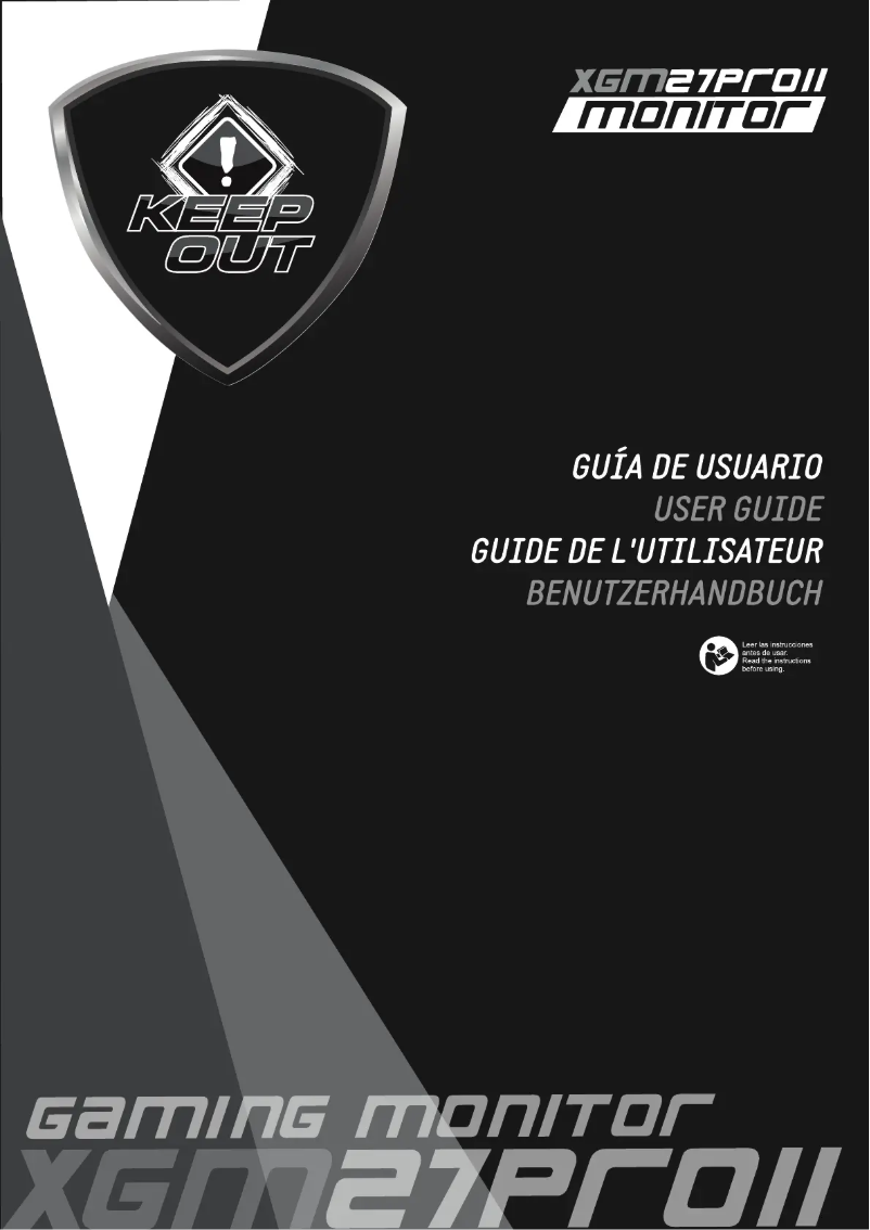 Page 1 de la notice Manuel utilisateur KeepOut XGM27PROII