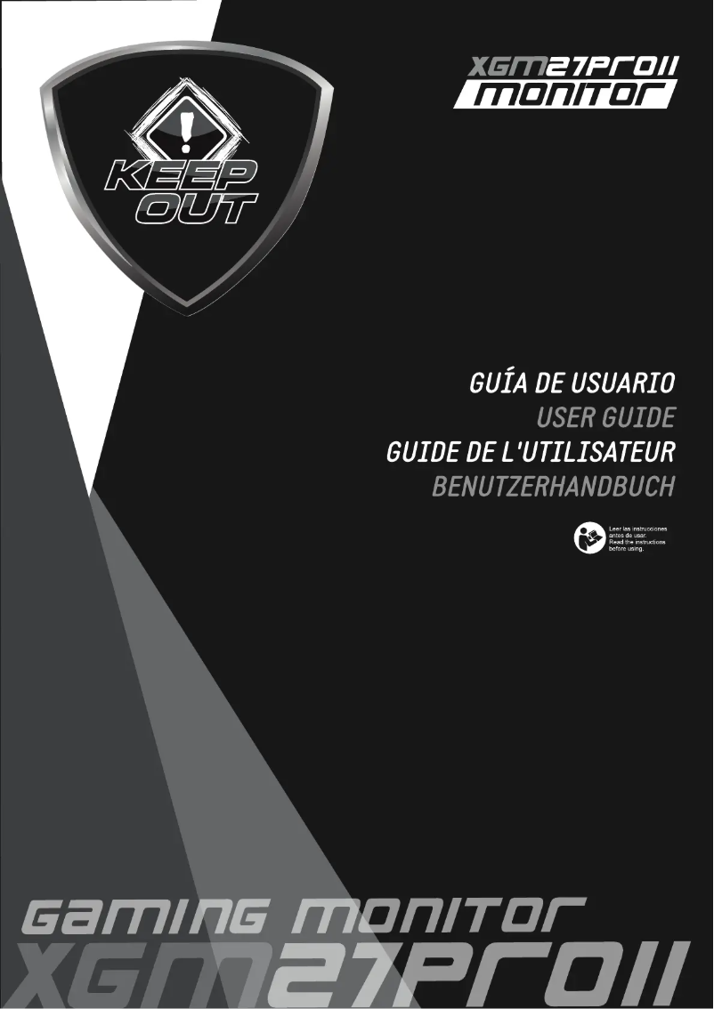 Image de la première page du manuel de l'appareil XGM27PROII