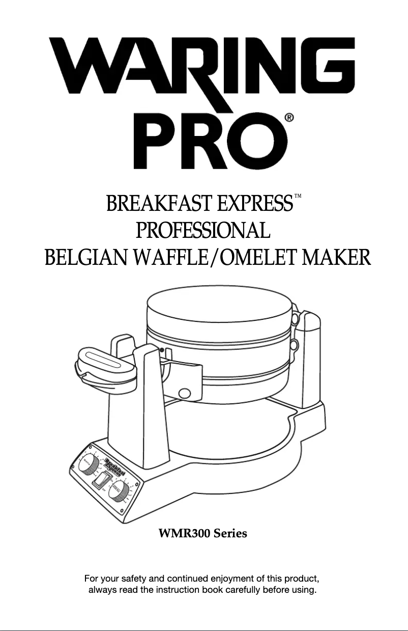 Página 1 del manual Manual de usuario Waring Commercial Breakfast Express WMR300