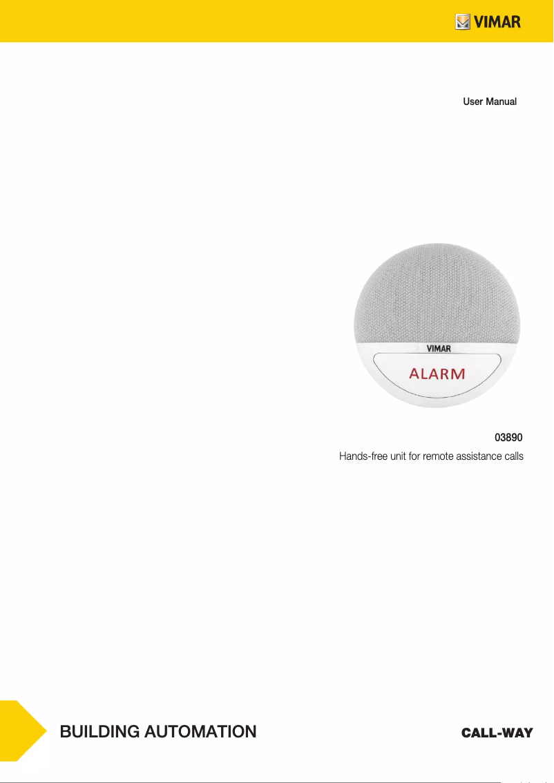 Image de la première page du manuel de l'appareil 03890