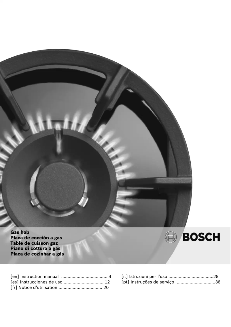 Page 1 de la notice Manuel utilisateur Bosch Serie 6 PCP615B80Z