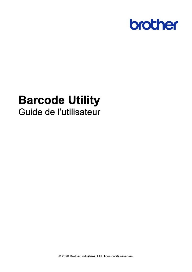 Page 1 de la notice Manuel utilisateur Brother ADS-4900W