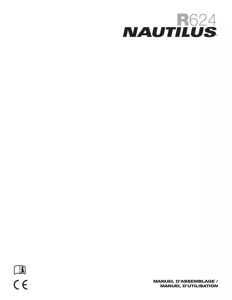 Page 1 of the manual User Manual Nautilus R624