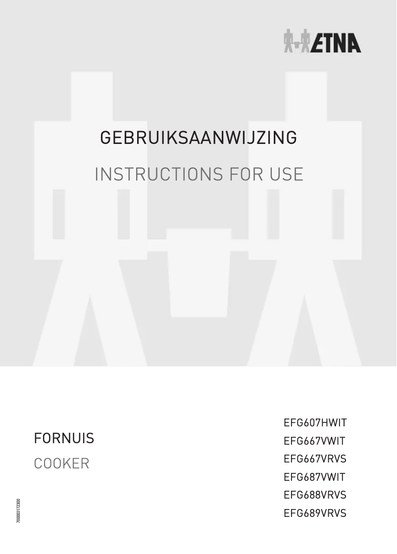 Page 1 de la notice Manuel utilisateur Etna EFG689VRVS